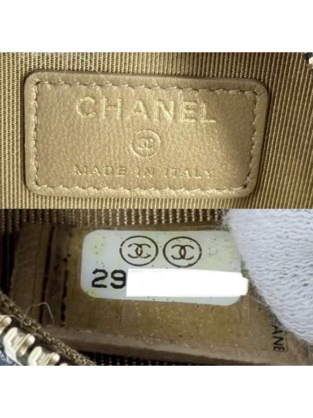 Chanel Shoulder Bag Quilted Chain Crossbody CC Logo Small Leather Faux Pearl